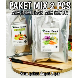 

NEW PAKET MIX KERIPIK 2 PCS (MIX BUAH DAN MIX SAYUR FOIL) | KERIPIK NANGKA, KERIPIK APEL, KERIPIK NANAS MADU, KERIPIK SALAK, KERIPIK PISANG, KERIPIK WORTEL, KERIPIK BUNCIS, KERIPIK LABU MADU, HONEY POTATOES, PURPLE POTATOES, KENTANG, EDAMAME