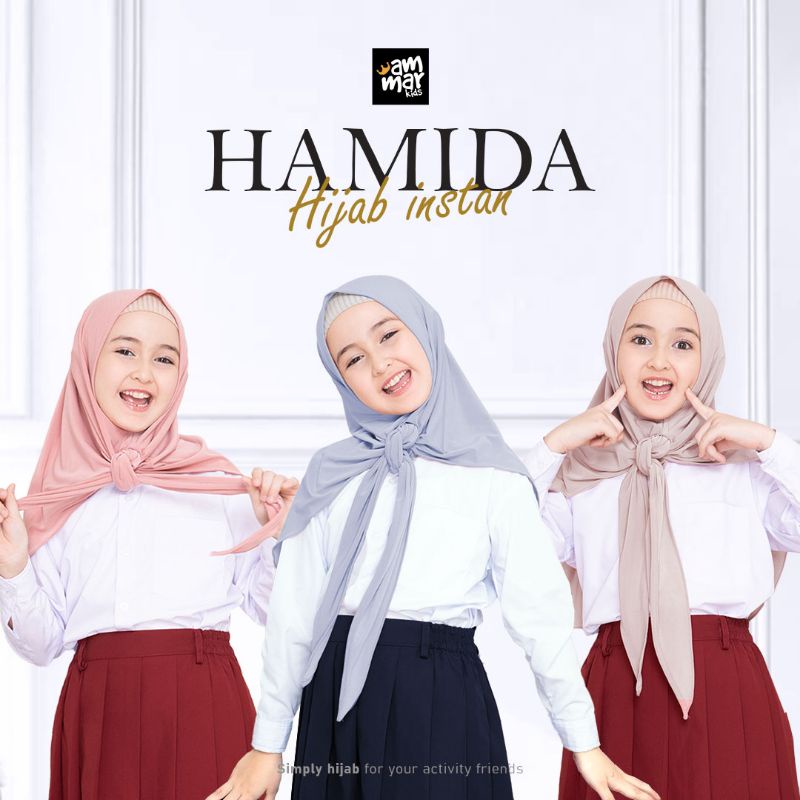 Hamida Oval Hijab | Hijab Instan Anak