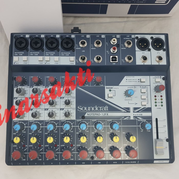 Mixer Audio Soundcraft Notepad 12Fx ( Original )