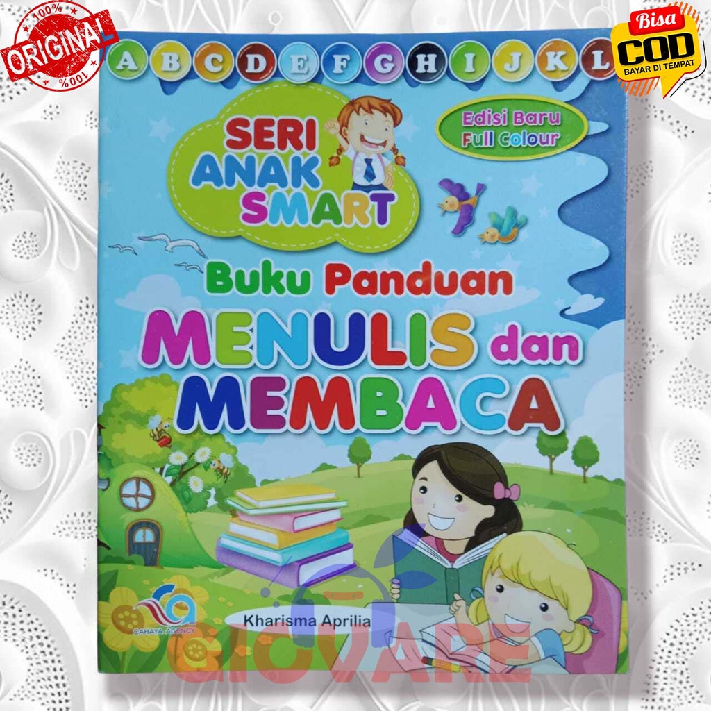 BUKU PANDUAN MENULIS DAN MEMBACA TK PAUD | SERI ANAK SMART | BELAJAR MENULIS DAN MEMBACA