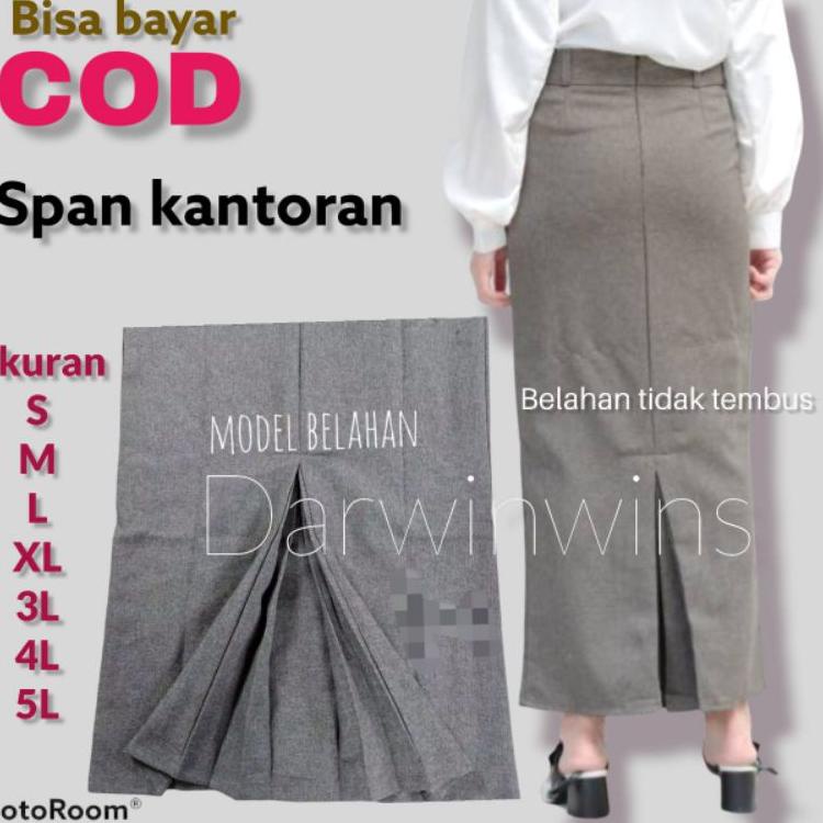 Ready ⭐⭐⭐⭐⭐(span kantor) ROK SPAN WANITA ROK KERJA Rok span hitam ROK SPAN KERJA ROK HITAM KERJA Rok