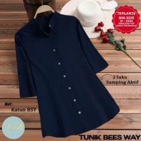 Baju Wanita Tunik Bees way Crinkle