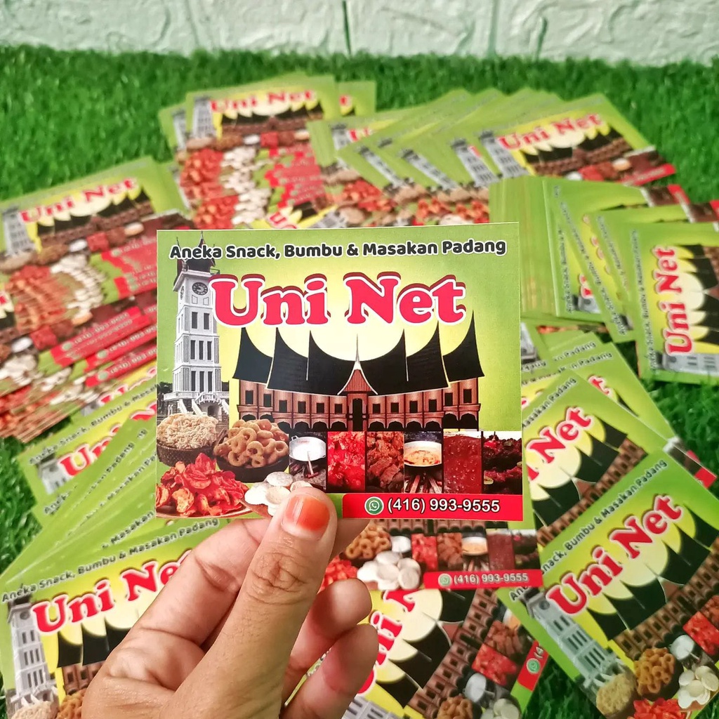 

stiker label snack packanging minuman dll