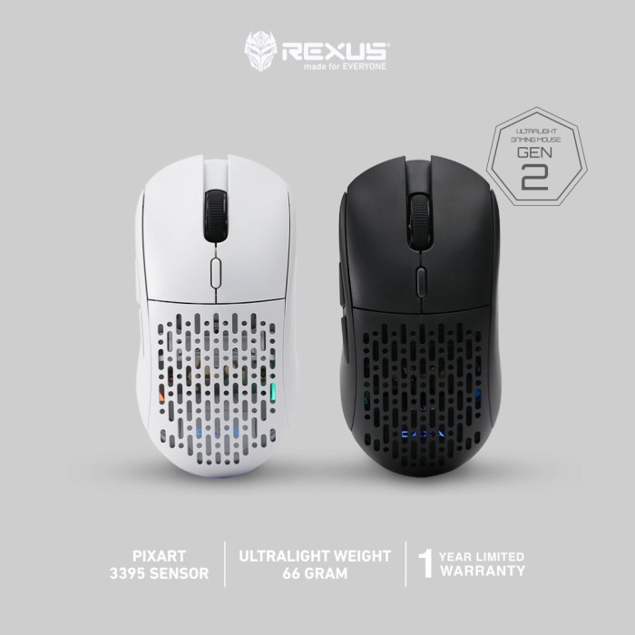 Moga Rexus Pro Mouse Wireless Gaming Daxa Air Iv / Daxa Air 4