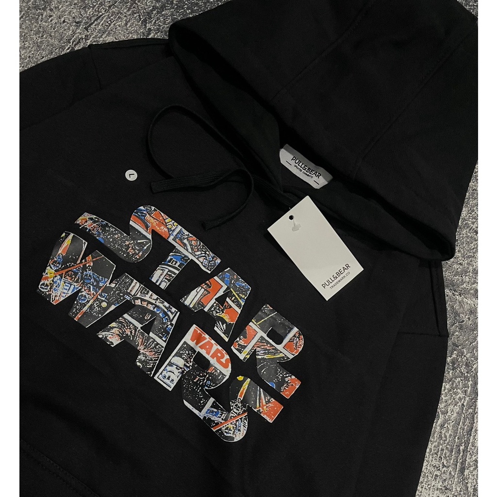 JAKET SWEATER HOODIE PULL AND BEAR X STARWARS - TERLARIS