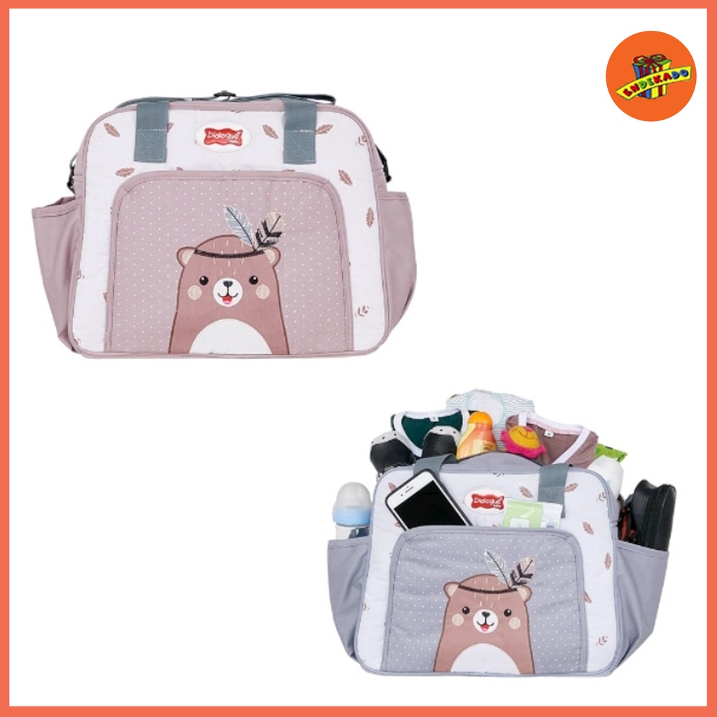 Dialogue Baby Tas Besar Bearie Series - DGT7315