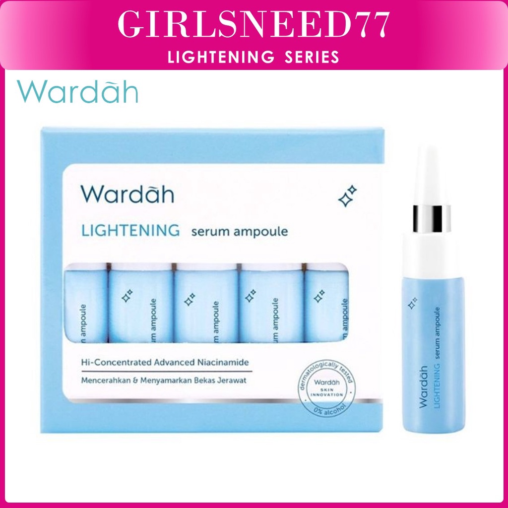 GIRLSNEED77 - SERUM WARDAH LIGHTENING / AMPUL - COD BAYAR DI TEMPAT