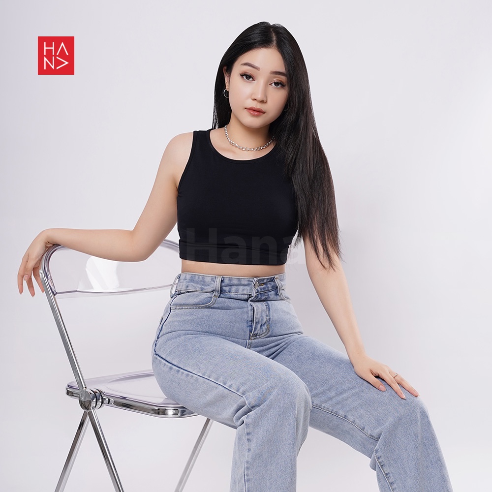 Hana Fashion - Sita Crop Tank Top Atasan Wanita - TT007