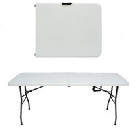 SHENAR,(COD) MEJA LIPAT BAGI 2 MEJA MAKAN MEJA PORTABLE / MEJA SERBAGUNA FOLDING TABLE PIKNIK 180 X 74CM MEJA PUZZLE-TABLE