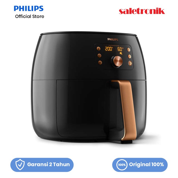Terlaris Philips Air Fryer Xxl Hd9860/90 - Airfryer Hd 9860
