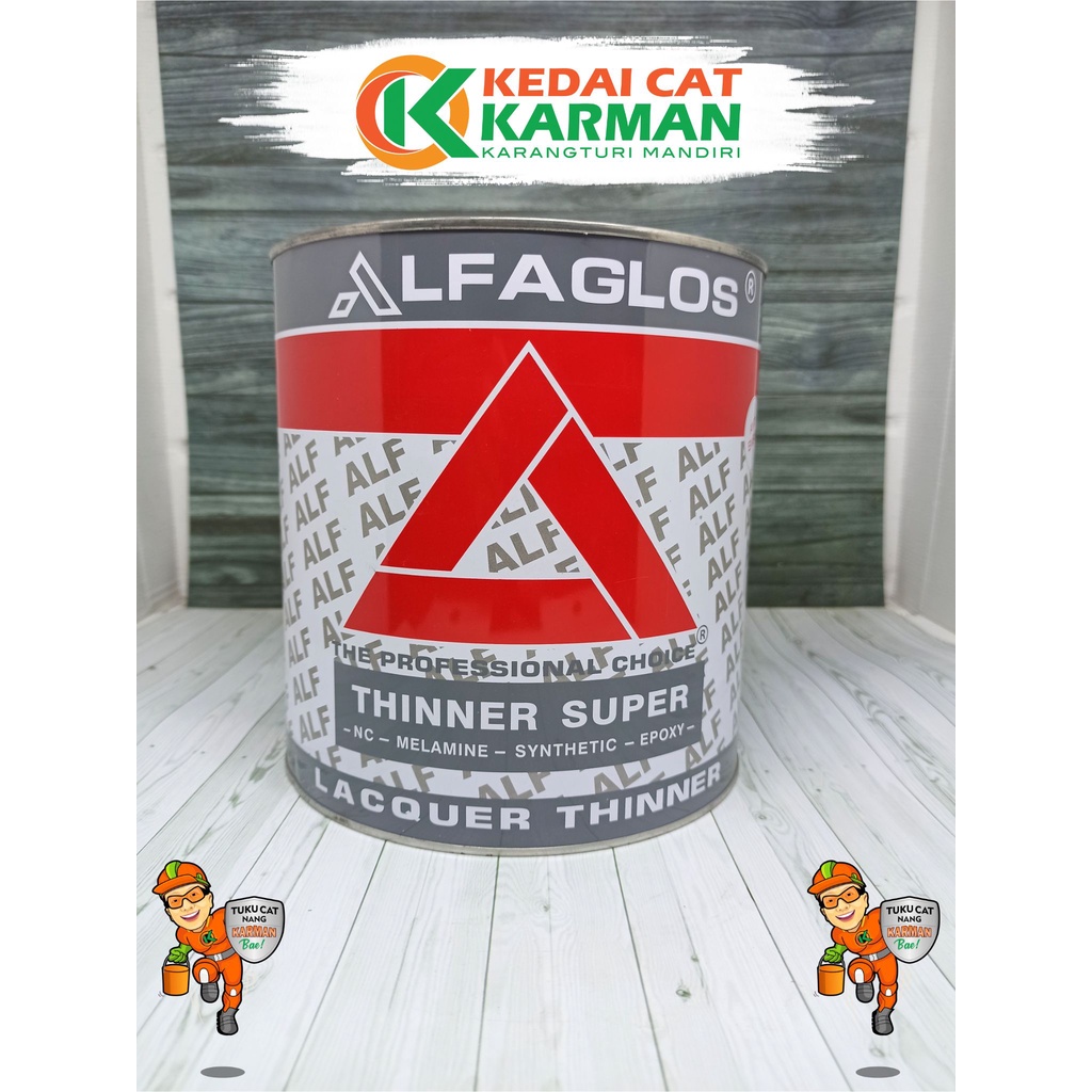 THINNER CAT ALFAGLOS ASLI - THINER ALFAGLOS SUPER PENGENCER CAT DUCO CAT MOBIL CAT MOTOR CAT KAYU CA