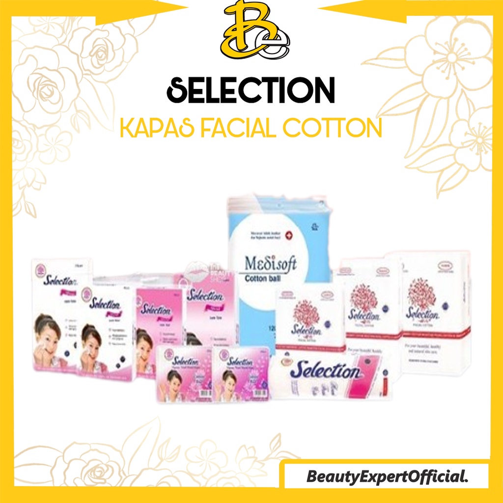 ⭐️ Beauty Expert ⭐️ Kapas Selection Facial Cotton Round Kapas Tipis Toner Pembersih Wajah Bulat | Cotton Bud