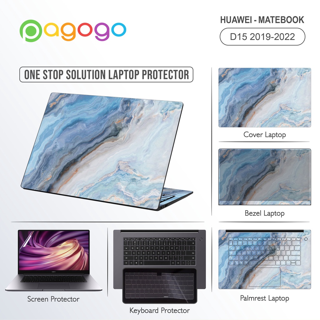 Screen Guard Keyboard Protector Garskin Stiker Laptop Huawei Matebook D 15 2019 2020 Reborn D15 2021