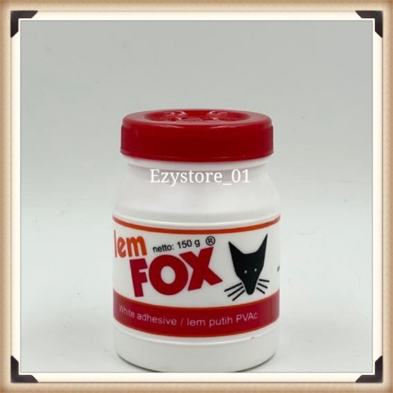 

Lem Putih Fox Putih PVac Botol 150 gr gram