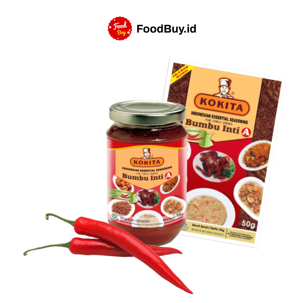 

Kokita Bumbu Inti A (Inti Dasar Makanan Dengan Cabe)