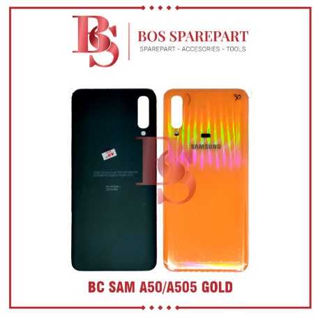 TUTUP BELAKANG SAMSUNG A50 / A505 GOLD / BACK DOOR / BACK COVER