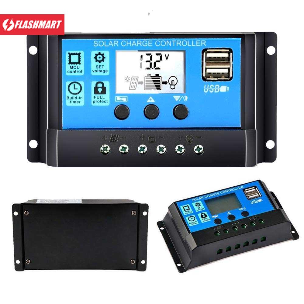 Flashmart Solar Charge Controller PWM Automatic Recognize 12V/24V - SY4024HD