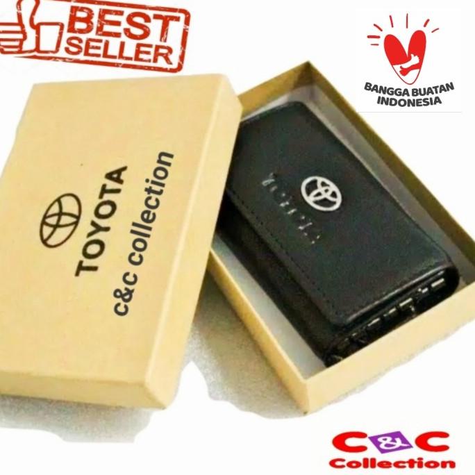 TOYOTA DOMPET STNK DOMPET KUNCI GANTUNGAN KUNCI STNK MOBIL KULIT ASLI
