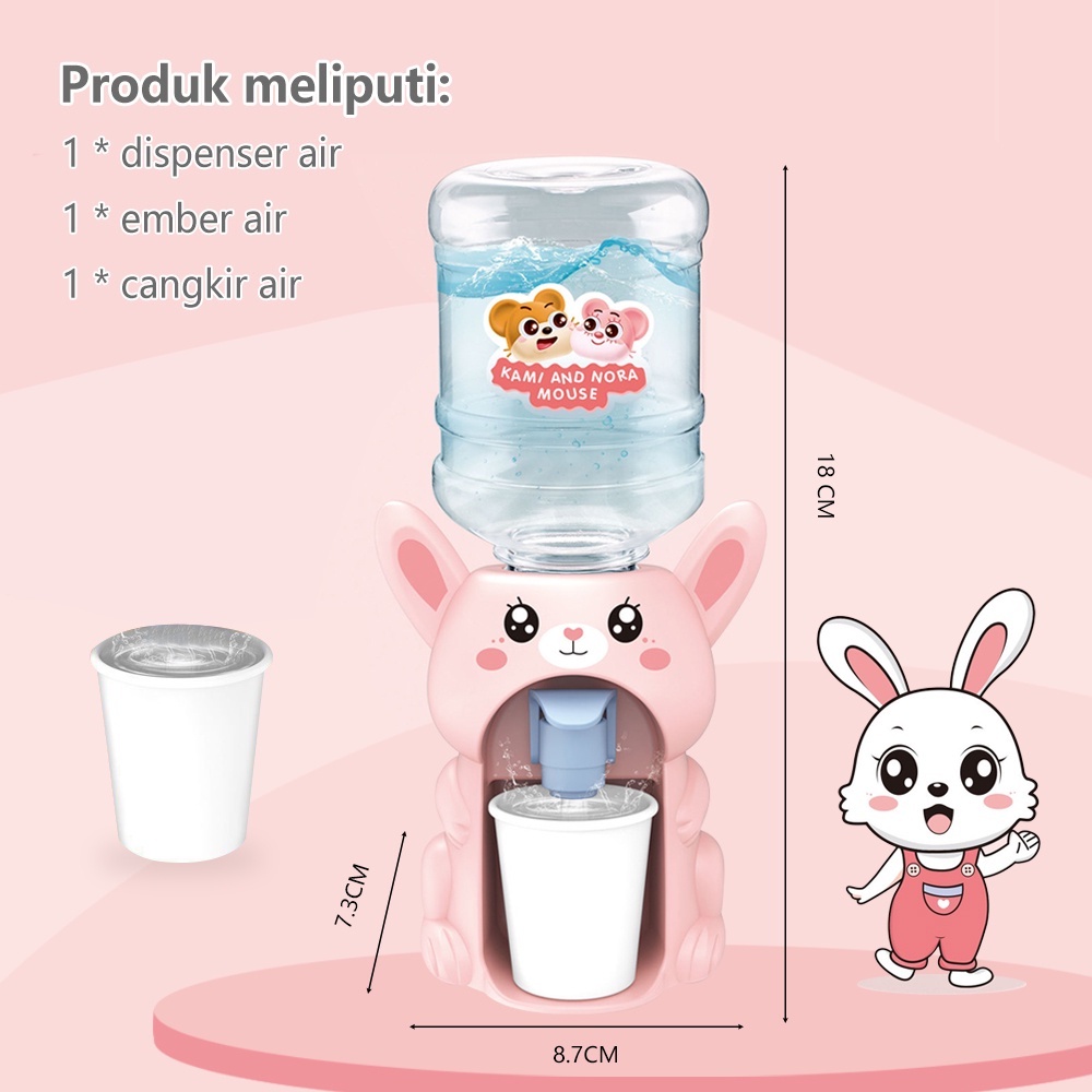 DISPENSER AIR GALON MINI ANAK KARAKTER LUCU