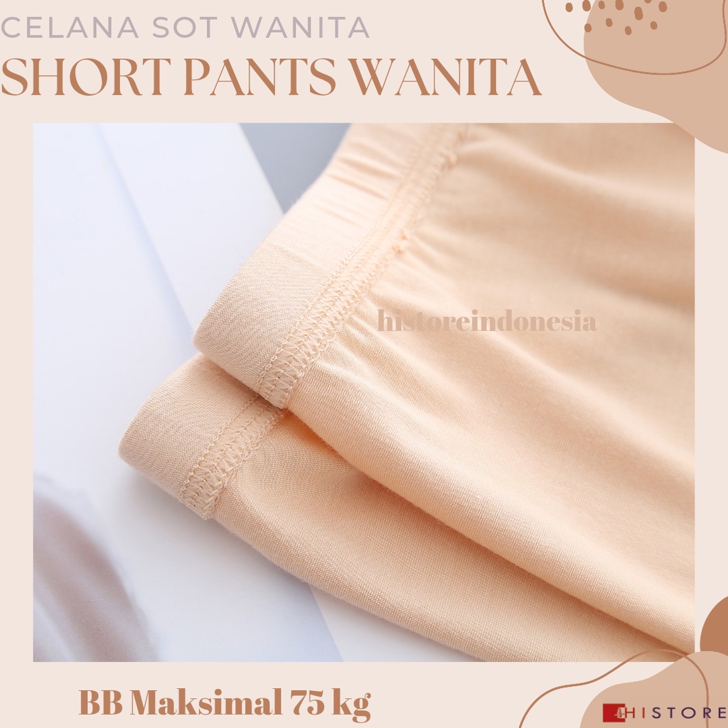 [HI] Short Pants Wanita Seamless Fit 081 Celana Pendek Ketat CD BB Maksimal 75 kg