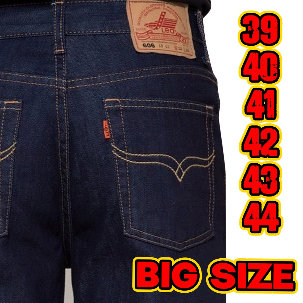LEA 606 JEANS JUMBO REGULER STANDART JINS PRIA