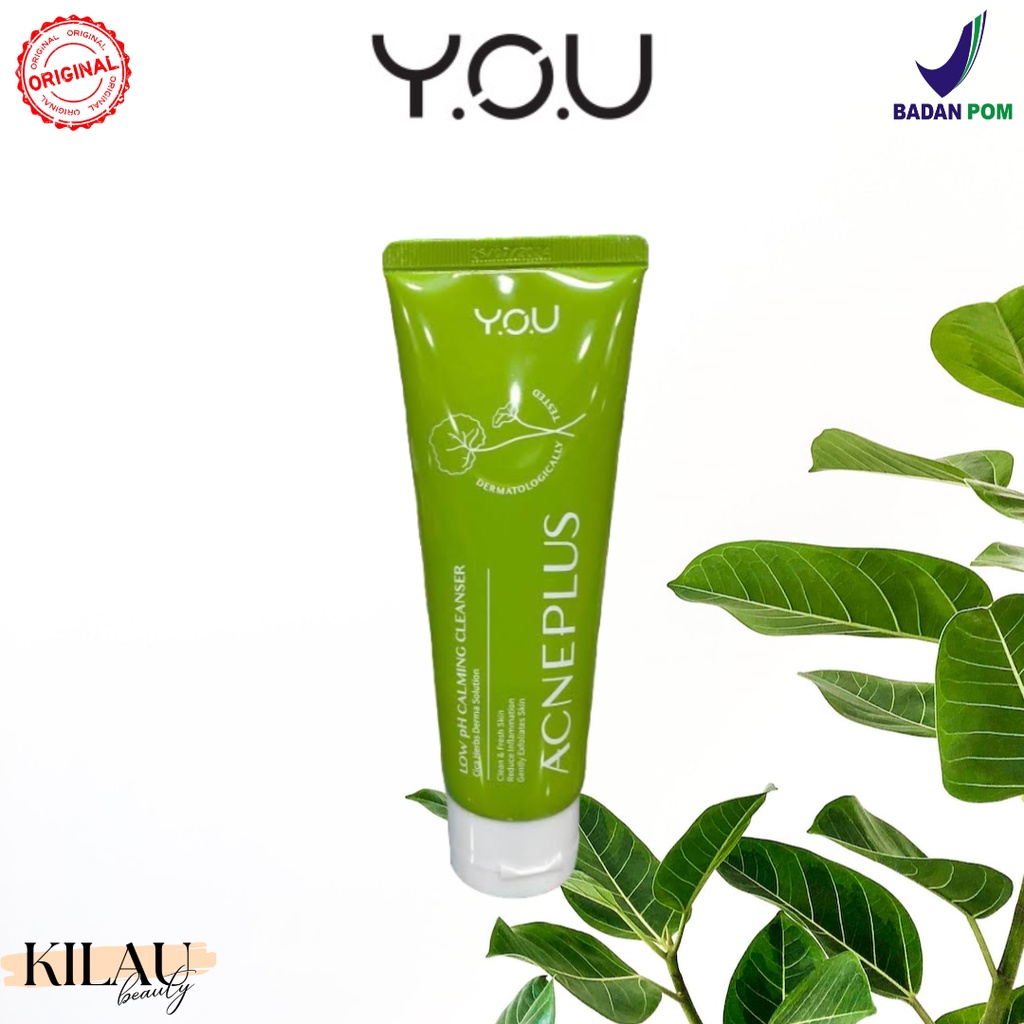 YOU ACNEPLUS SPOT LOW PH CALMING CLEANSER | FACIAL WASH JERAWAT