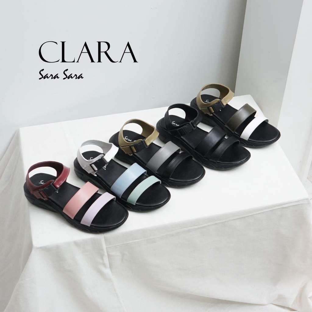 Sara Sara CLARA Sandal Tali Wanita sandal platform tali terbaru