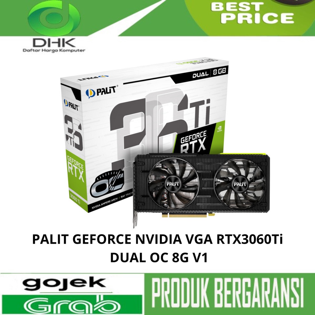 PALIT GeForce Nvidia VGA RTX3060Ti DUAL OC 8G V1