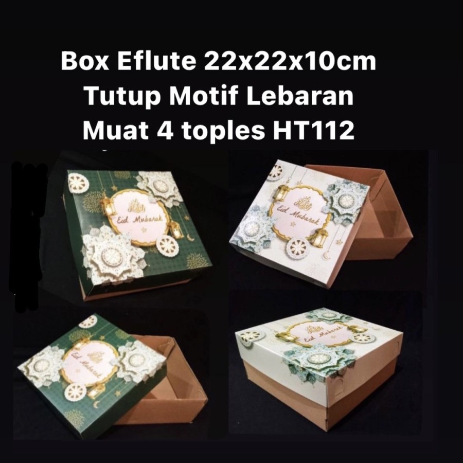 

5 Pcs Kardus Kue Cake Lebaran Kotak Kemasan Box Kue Bolu Edisi Lentera Packaging Hampers Idul Fitri Ukuran 22x22x10cm