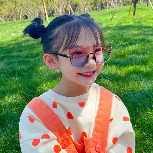 Kacamata Hitam Anak Karakter Beruang / Kacamata Bayi Transparan Cute Import Sunglasses / TV-102