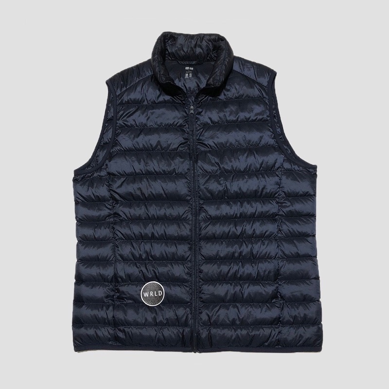 Vest Uniqlo Ultralight Down Navy rompi bulang bulu angsa second bekas UT UL Seamless