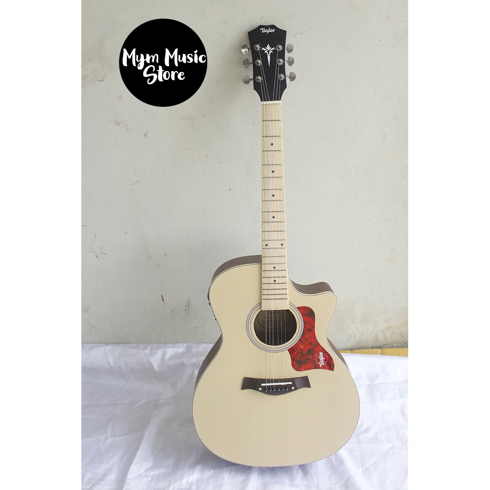 Gitar Akustik Taylor neck utuh Packing Kayu