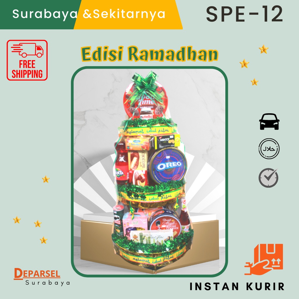 

Parcel Sidoarjo Makanan Premium Lebaran idul Fitri Seri SPE-12