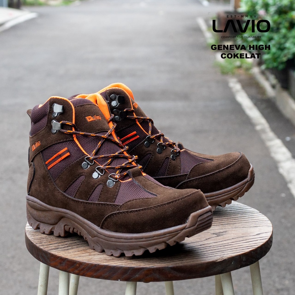 Sepatu Safety Ujung Besi Size 44-46 Lavio Geneva High