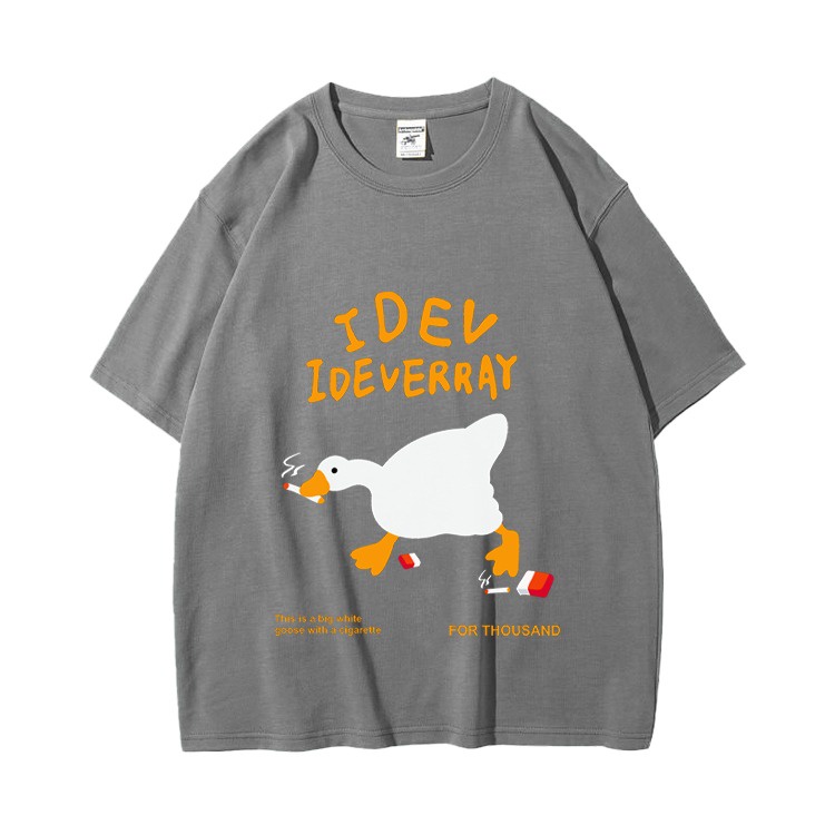 Mokokomo Kaos T-shirt IDEV Oversize Atasan Oversize Unisex