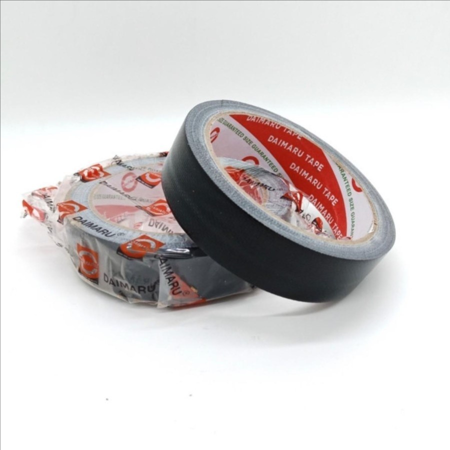 

Lakban Linen kain Hitam Daimaru 24 mm / cloth Tape 1 Inch Daimaru +++LT2