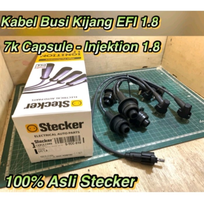 Kabel Busi Set Toyota Kijang 7K Efi 1800 Cc Injeksi Kapsul 1.8 Murah