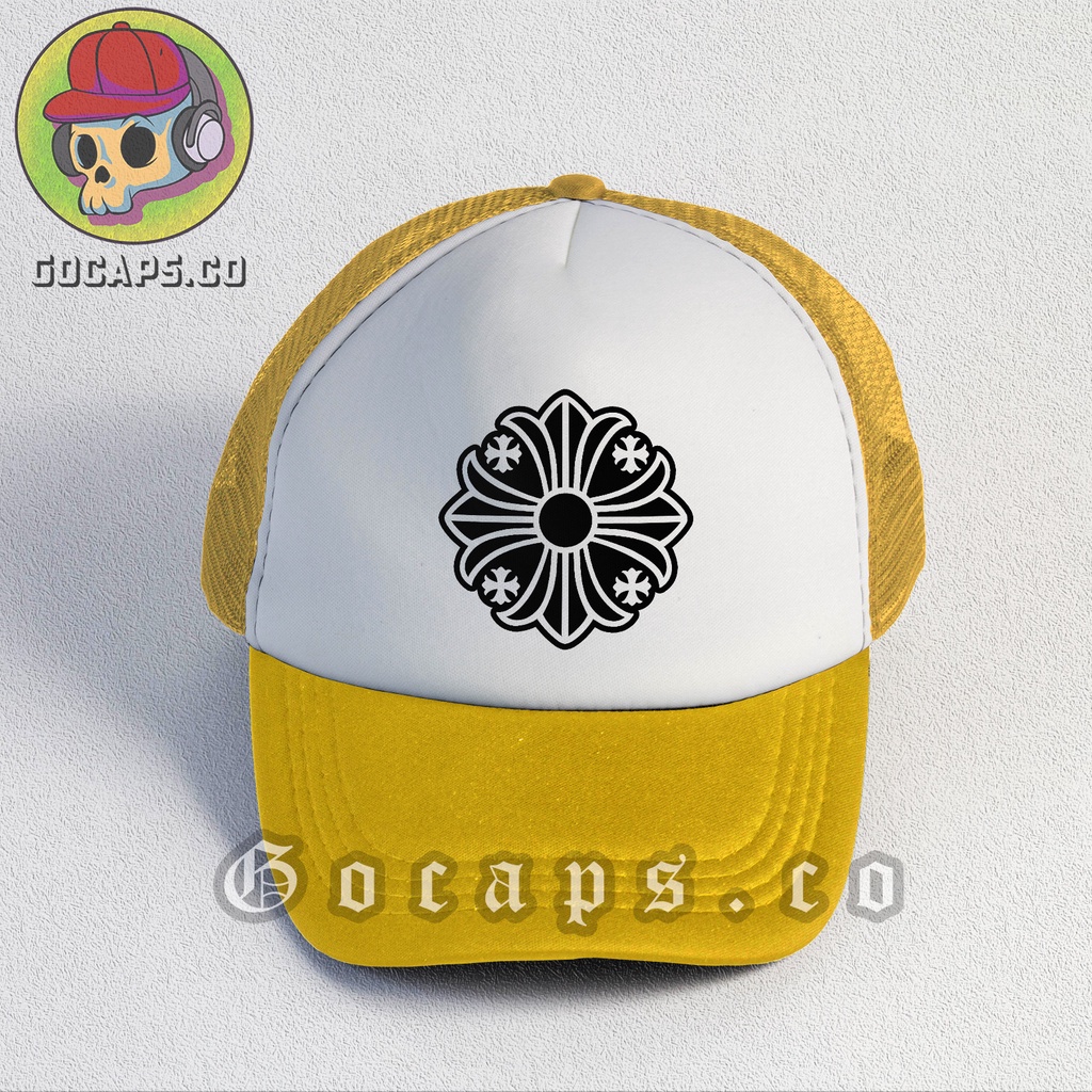 Gocaps - Topi Jaring Trucker Chrome Unisex (Premium Quality) - Patch