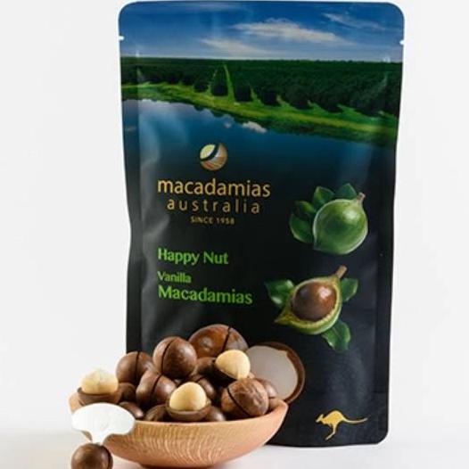 

MACADAMIAS AUSTRALIA HAPPY NUT VANILLA MACADAMIAS 225 GR ( 255013 )