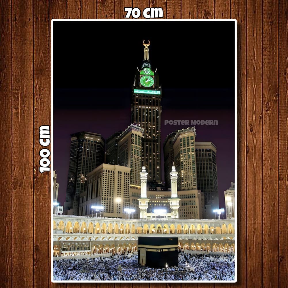 HIASAN DINDING KABAH MEKAH CODE05 VERTIKAL XTRA JUMBO 50X100CM 70X100CM 100X150CM 100X200CM / KABAH 