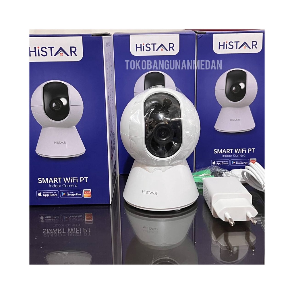SMART WIFI CAM CCTV PT HI STAR HISTAR / Indoor IP Camera 355 derajat View + Zoom + Speaker