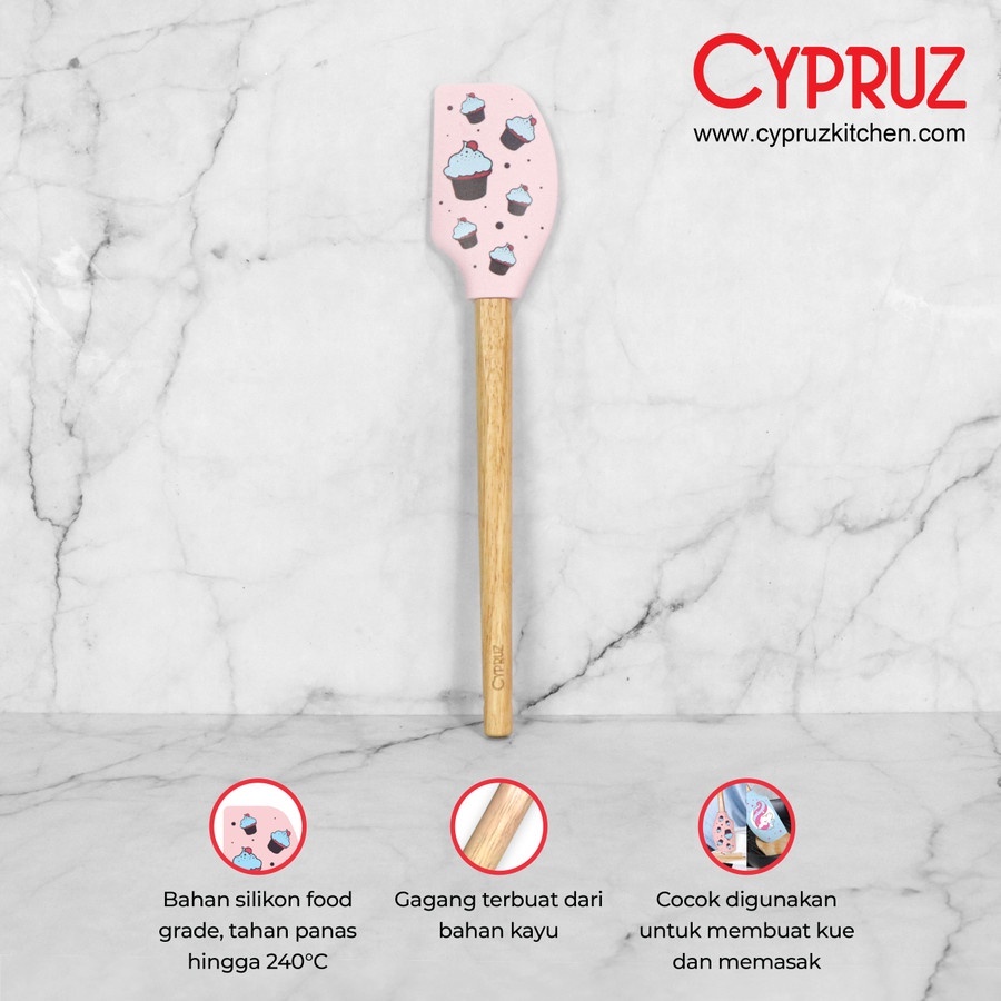 Cypruz Silicone Pattern Utensils / Spatula Karakter