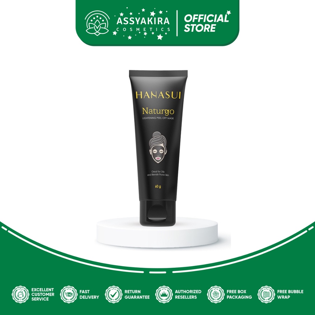 Hanasui Naturgo Peel Off Mask Black Tube