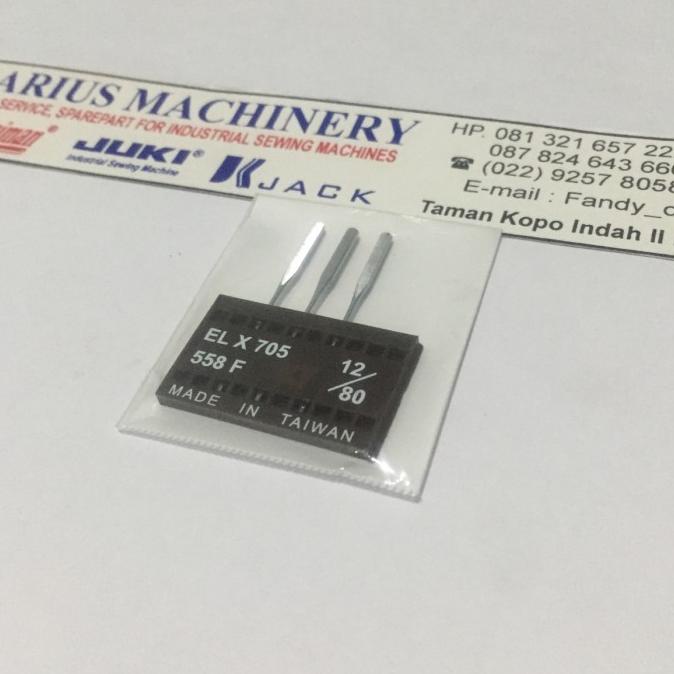 :=:=:=:=] JARUM JUKI ELX705 12/80 ,14/80 OVERLOCK (OBRAS PORTABLE)