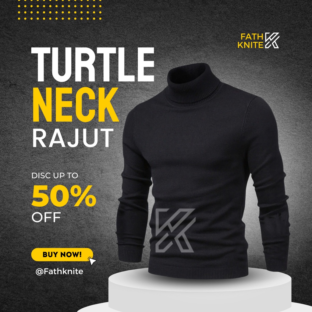 TURTLE NECK KERAH TINGGI LONGNECK POLOSAN sweater rajut turtle neck/ leher panjang pria/rajut kerah tinggi/kaos rajut pria lengan panjang/sweater kerah tinggi pria/turtle neck pria/baju kerah tinggi pria/jaket rajut pria/