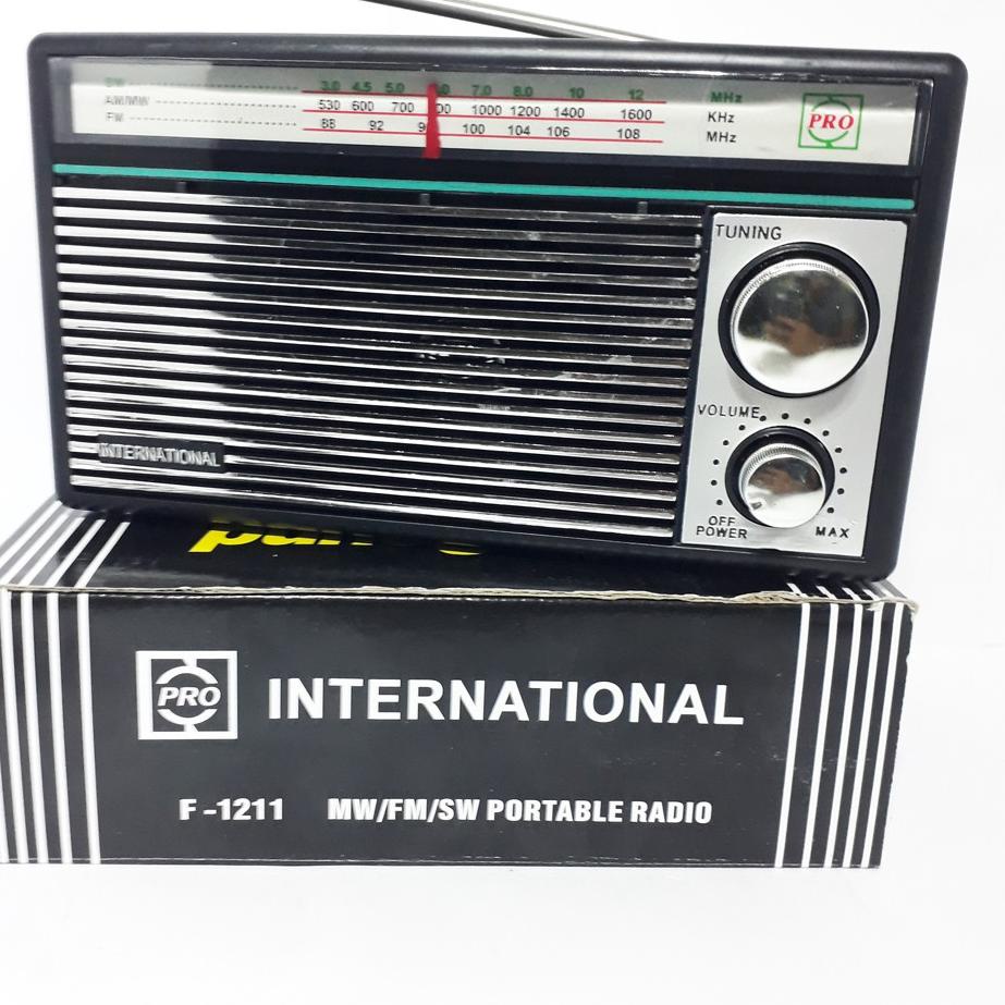 ✪ Radio International F 1211 Portable AM FM Portable Radio ۞