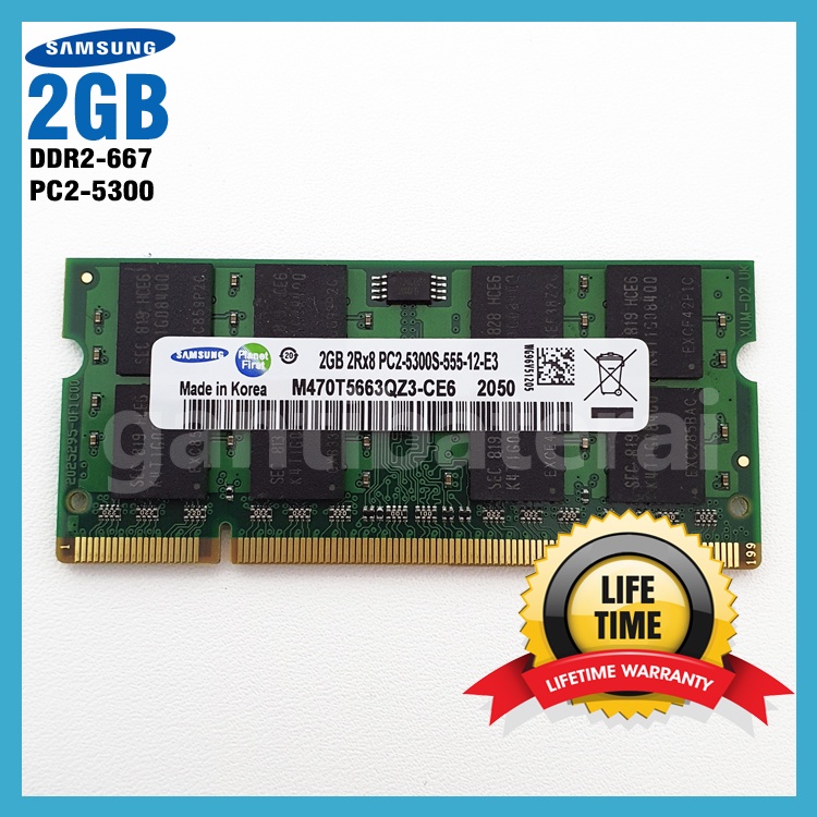 Sodimm Ram Laptop DDR2 2GB PC2-5300