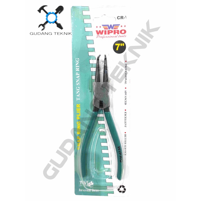 Tang Snapring 7&quot; Internal External Lurus Bengkok WIPRO / Tang Snap Ring 7 Inch Buka-Bengkok Tutup-Bengkok Circlip Pliers WIPRO