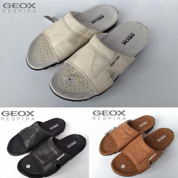 Sendal Slide Slop Geox Respira Original / Sandal Slip on Pria COD