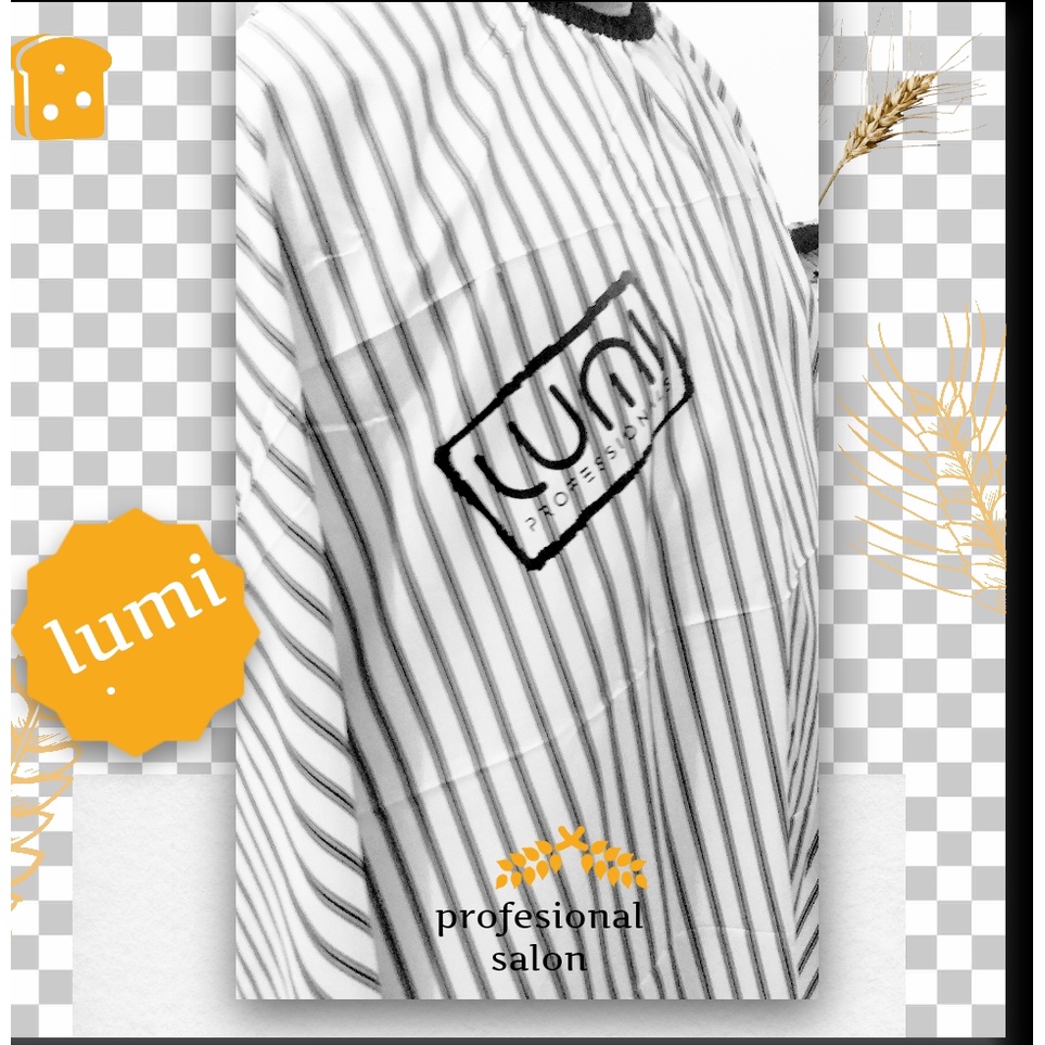 Lumi Stripe Cutting Cape - Kain Kep/Kip Potong Rambut